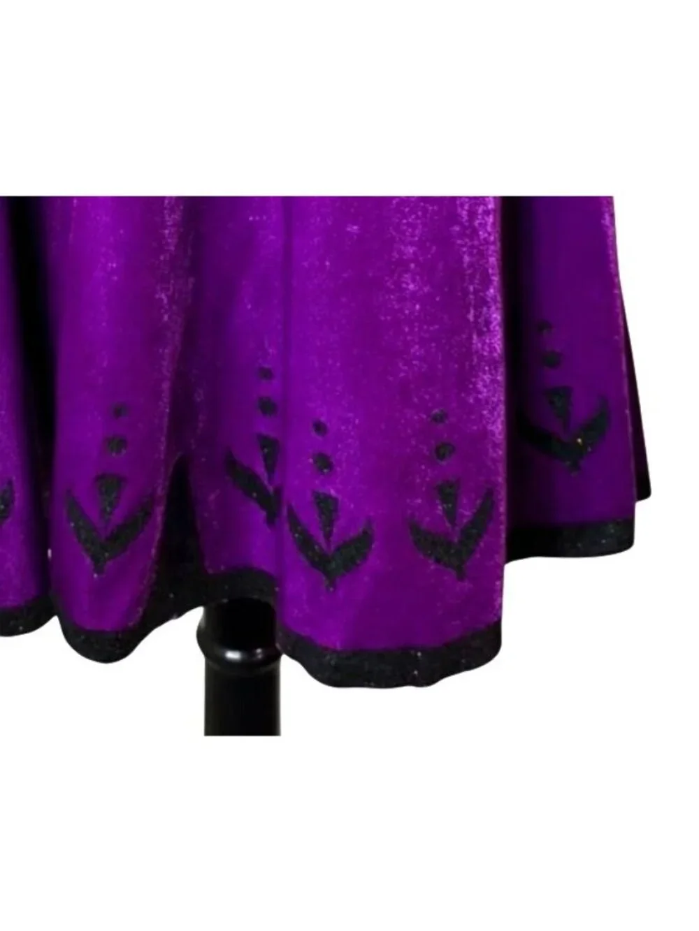 Disney Frozen II Anna Deluxe Girls Costume S 4-6 Dress Cloak Belt Halloween Cost
